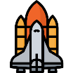 Space shuttle Generic Color Omission icon